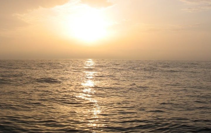Puesta de sol en el Atlántico