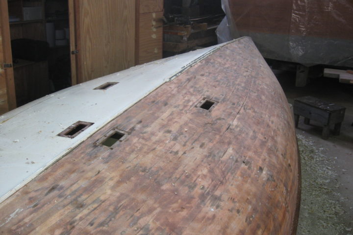 Restauración de un Finn de madera
