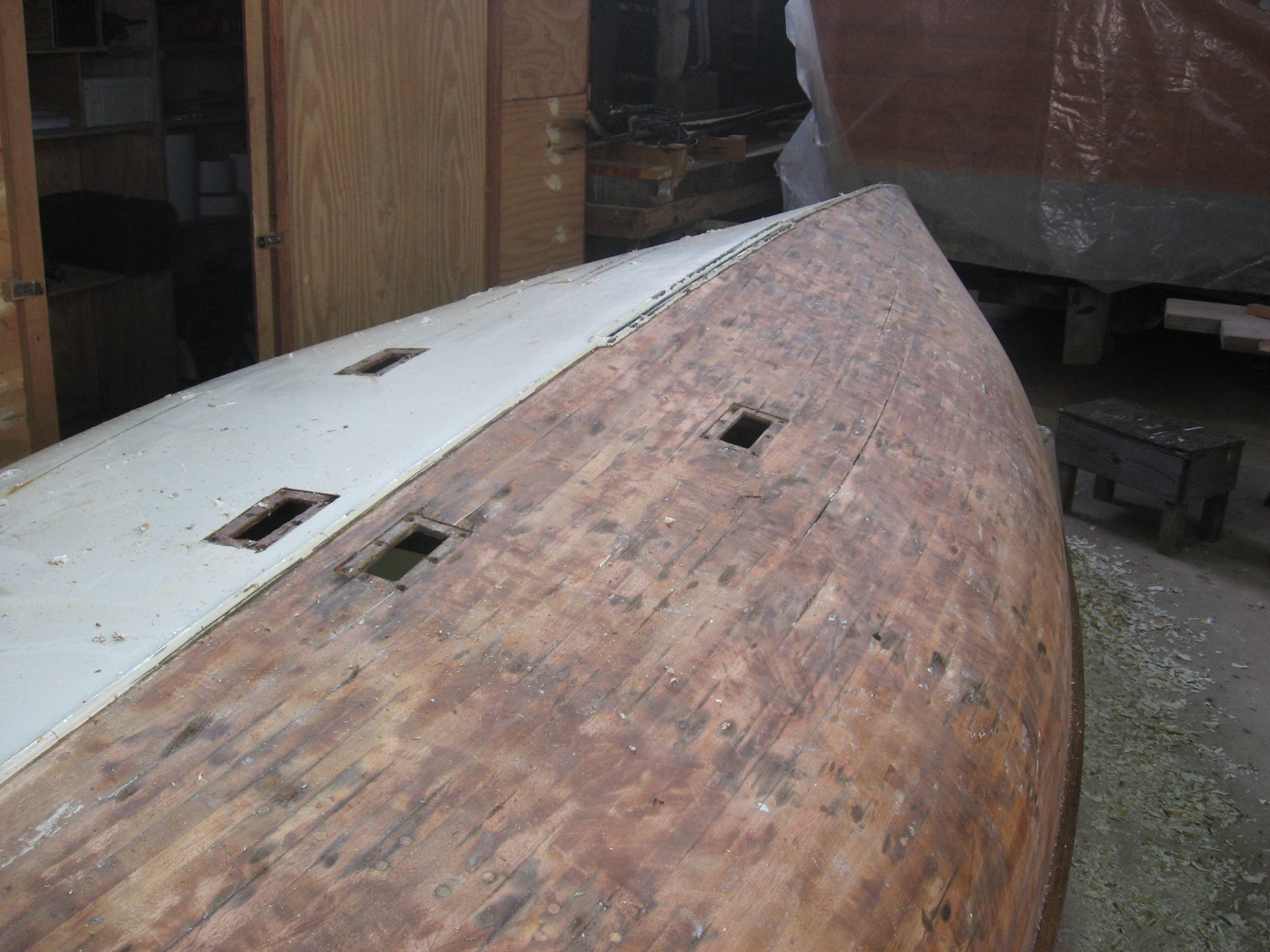 Restauración de un Finn de madera