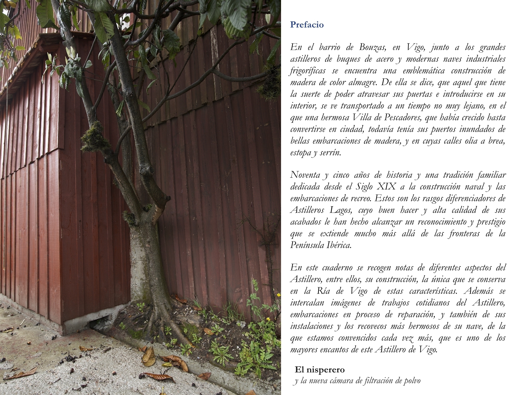 Página del Cuaderno de Fotos de Astilleros Lagos