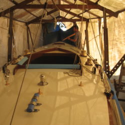 Imagen de la Restauración del 6mR ACACIA en Astilleros Lagos