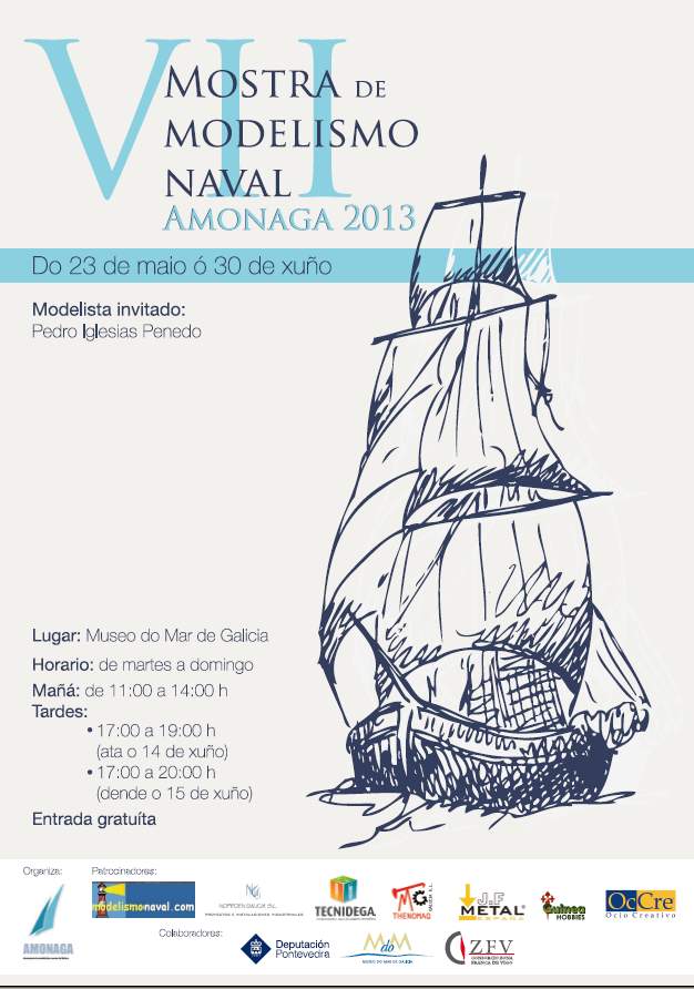 Cartel exposición AMONAGA