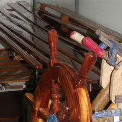 Cuarto de Barnizado de piezas en el Astillero