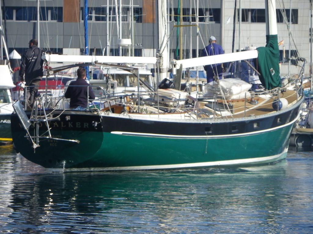 Botadura del Freedom 44 WINDWALKER en Astilleros Lagos