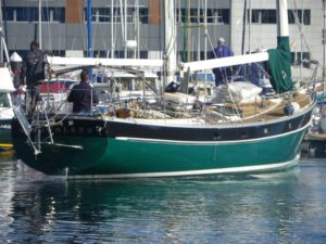Botadura del Freedom 44 WINDWALKER en Astilleros Lagos