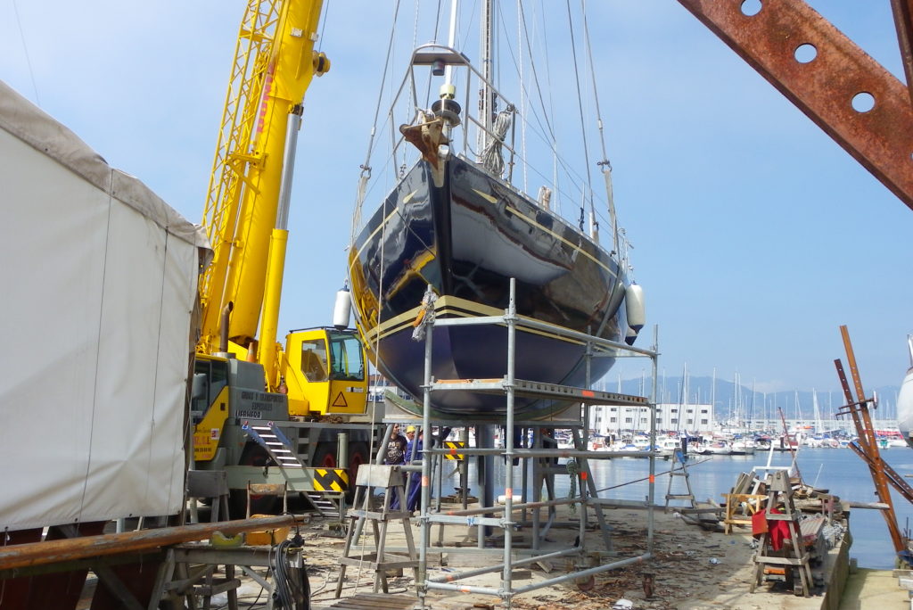 Botadura Wauzquiez 45 después de los trabajos del refit