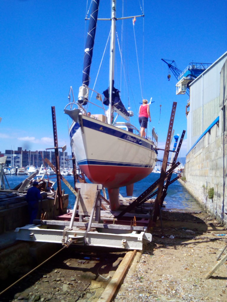 Refloating DANINA on Astilleros Lagos
