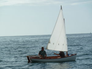 Santa Marta 13 sailing in Bayona
