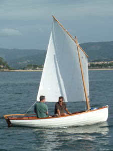 Santa Marta 13 sailing in Bayona
