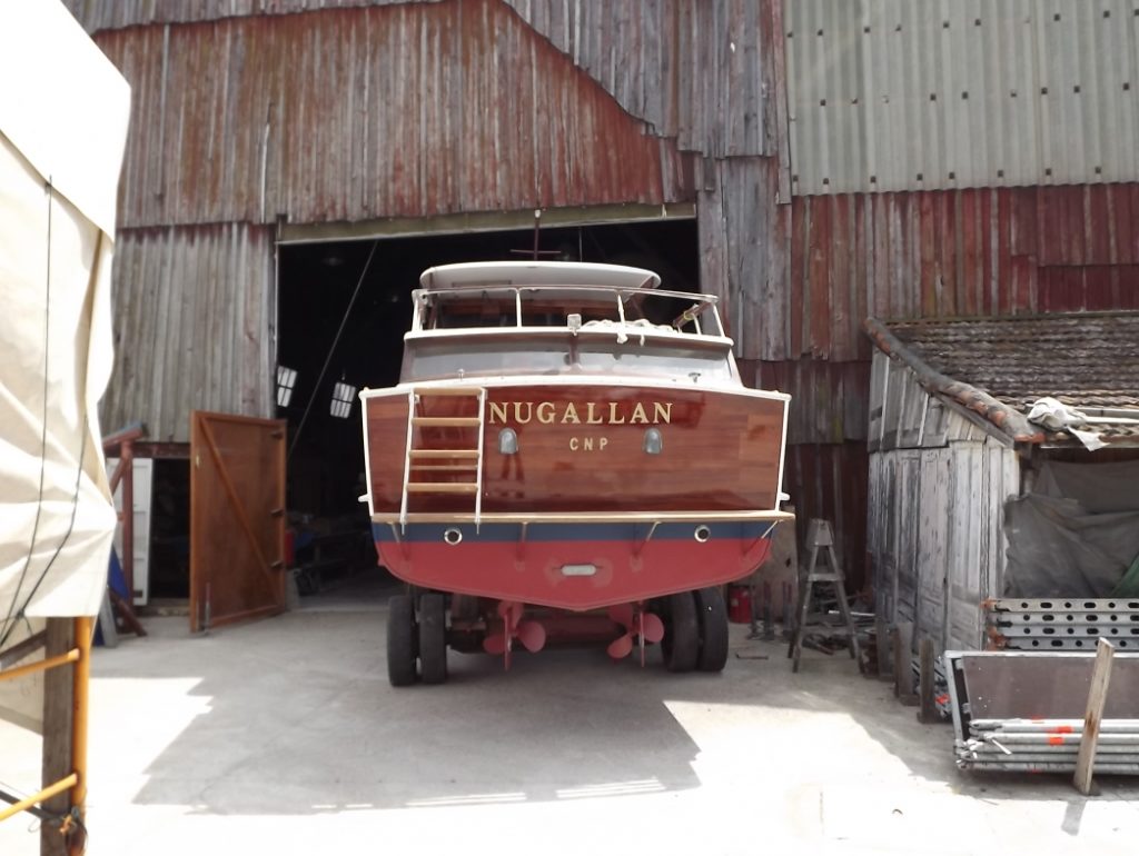 NUGALLAN, Storebro Royal Cruiser restored by Astilleros Lagos