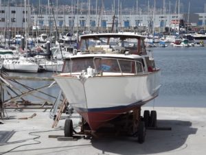 NUGALLAN, Storebro Royal Cruiser restored by Astilleros Lagos