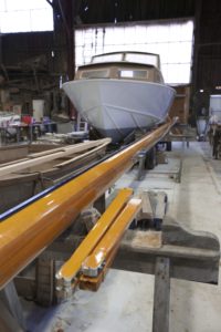 Build of a mast of Spruce for a 6mR