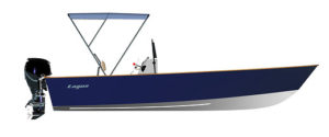 Lagos 5.5 low consumption wooden outboard