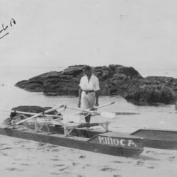 El MIÑOCA en Toralla 1918. Visita a los Echegaray.