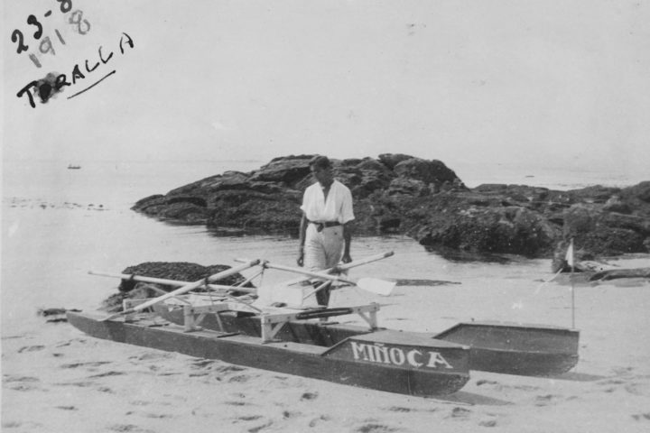 El MIÑOCA en Toralla 1918. Visita a los Echegaray.
