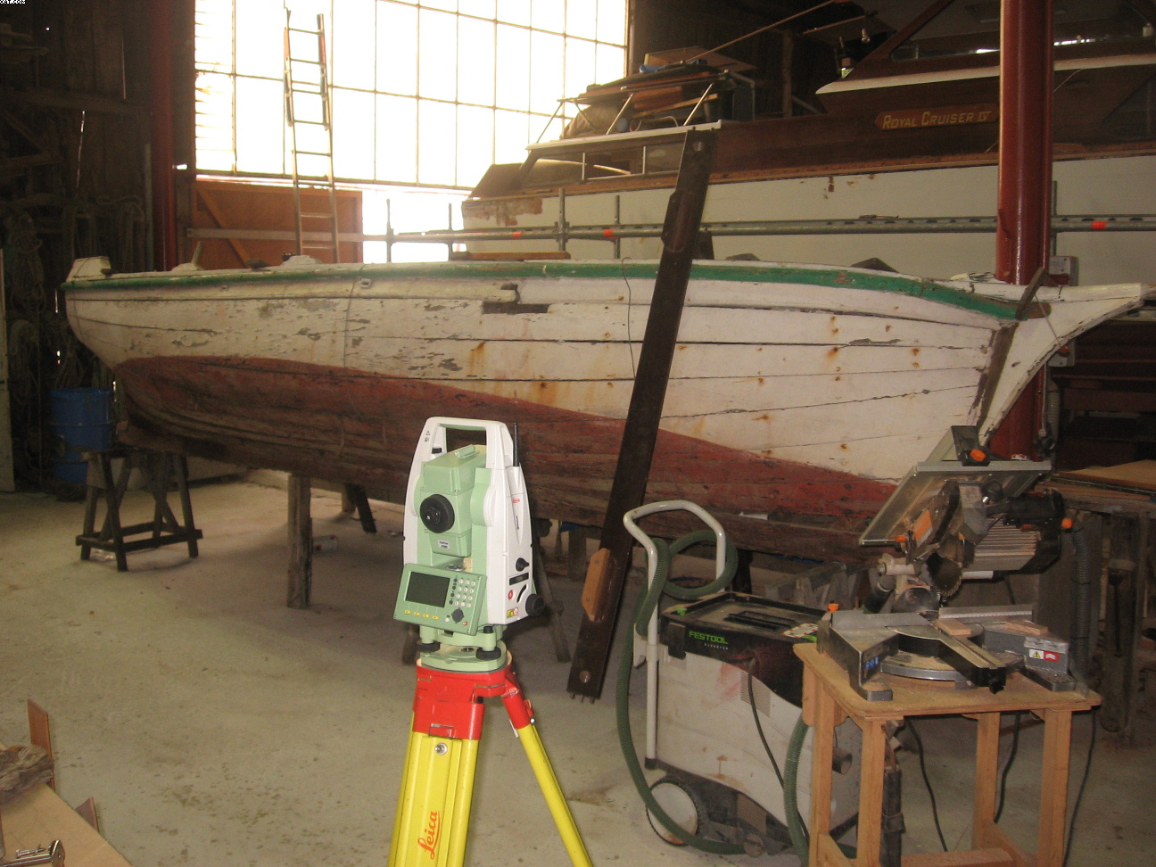 Obtaining line plans and surveys of historic vessels for conservation purposes