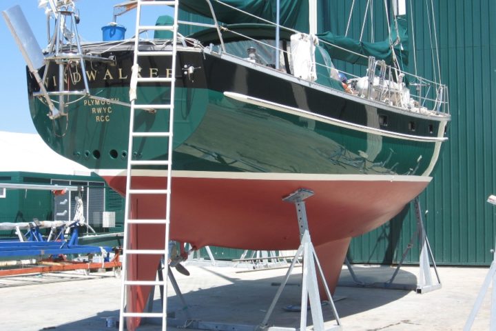 Freedom 44 painted with Awlgrip