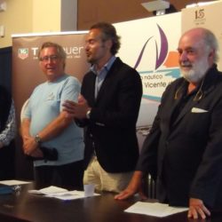 Homenaje de D. Luis Touron a Alfredo Lagos